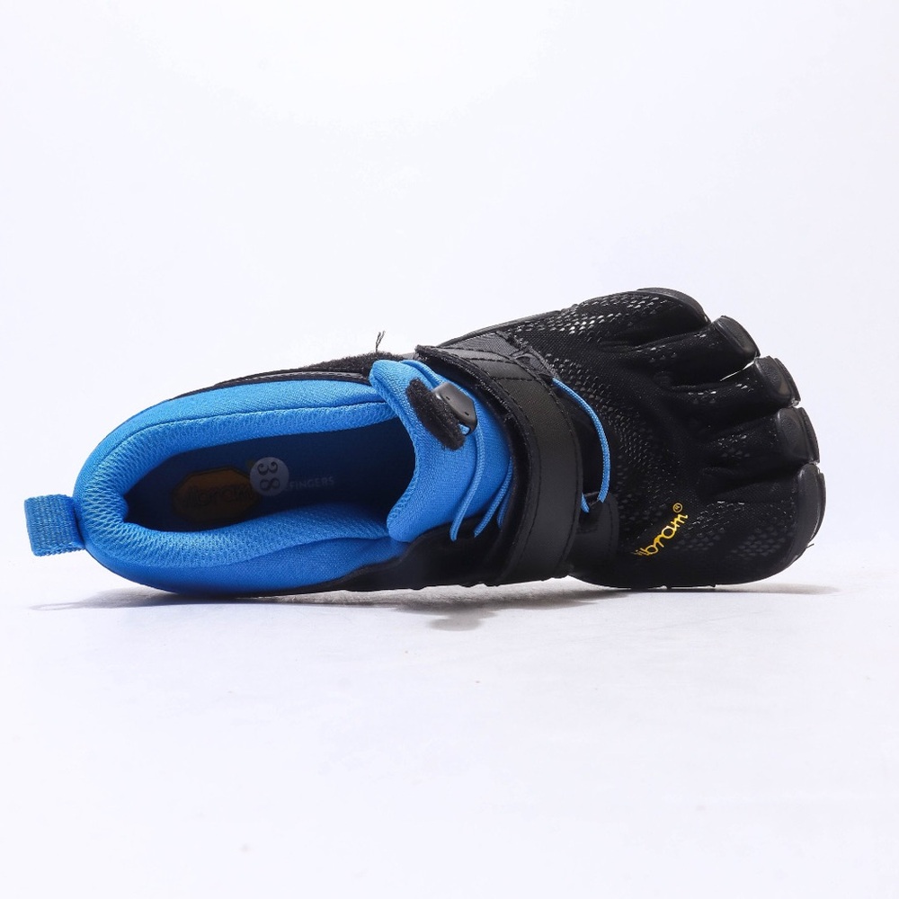 Vibram Women's FiveFingers Black & Blue Five-Toe Athletic Shoes - Picture 3 of 5